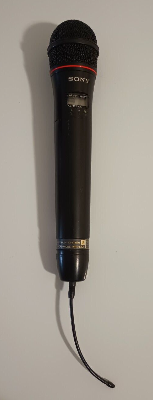 Sony ハンド型ワイヤレスマイク WRT-810 ジャンク品 G.W.特別価格SONY B帯ワイヤレスマイク WRT-810